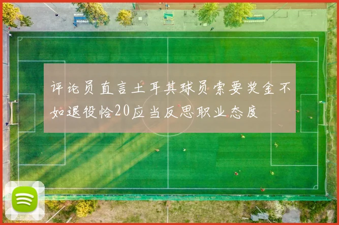 评论员直言土耳其球员索要奖金不如退役恰20应当反思职业态度